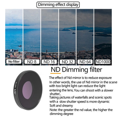 JSR LS ND8 Lens Filter For DJI Osmo Action 3 -  by PMC Jewellery | Online Shopping South Africa | PMC Jewellery | Buy Now Pay Later Mobicred