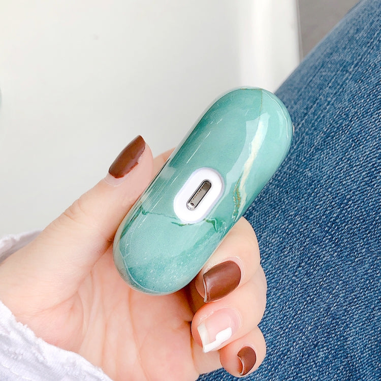For AirPods Pro 2 Marble Pattern Wireless Earphone Protective Case(White Grey) - For AirPods Pro 2 by PMC Jewellery | Online Shopping South Africa | PMC Jewellery | Buy Now Pay Later Mobicred