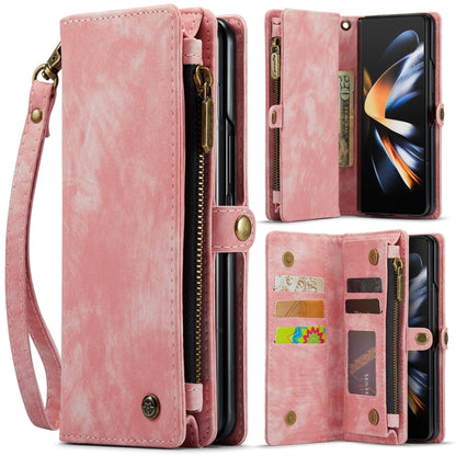 For Samsung Galaxy Z Fold4 CaseMe 008 Detachable Multifunctional Leather Phone Case(Pink) - Galaxy Phone Cases by CaseMe | Online Shopping South Africa | PMC Jewellery | Buy Now Pay Later Mobicred