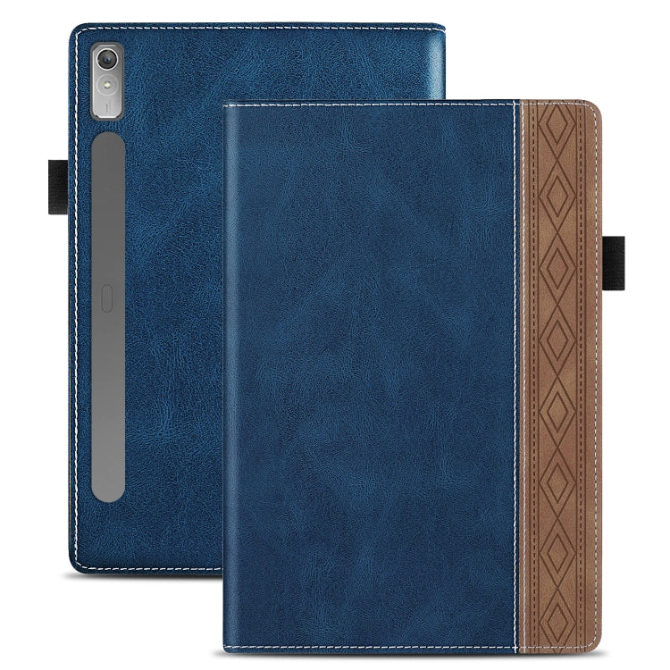 For Lenovo Tab P11 Pro Gen 2 Splicing Series Tablet PC Leather Case(Royal Blue) - free shipping - PMC TechLife - Order now!