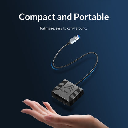 ORICO UTS1 USB 3.0 2.5-inch SATA HDD Adapter with 12V 2A Power Adapter, Cable Length:0.3m(EU Plug) - USB to IDE / SATA by ORICO | Online Shopping South Africa | PMC Jewellery | Buy Now Pay Later Mobicred