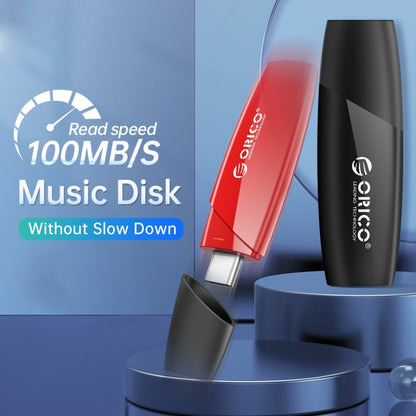 ORCIO USB3.0 U Disk Drive, Read: 100MB/s, Write: 15MB/s, Memory:256GB, Port:USB-A(Black) - USB Flash Drives by ORICO | Online Shopping South Africa | PMC Jewellery | Buy Now Pay Later Mobicred