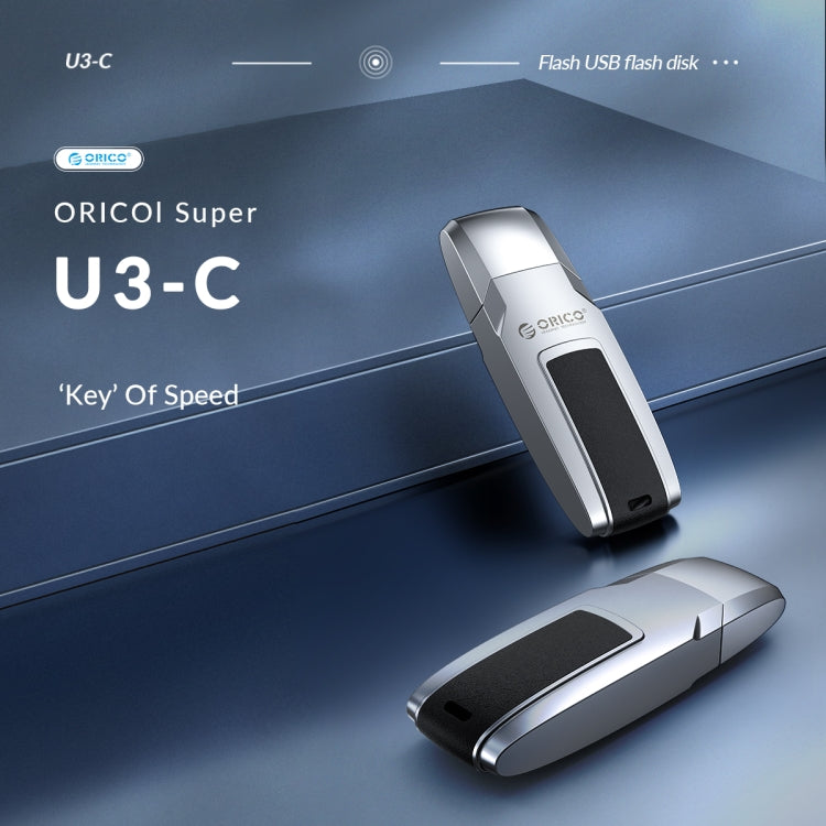 ORICO USB Flash Drive, Read: 100MB/s, Write: 50MB/s, Memory:64GB, Port:USB-A(Silver) - free shipping - PMC Jewellery - Order now!