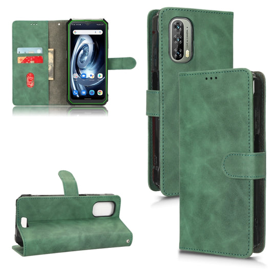 For Blackview BV7100 Skin Feel Magnetic Flip Leather Phone Case(Green) - More Brand by PMC Jewellery | Online Shopping South Africa | PMC Jewellery | Buy Now Pay Later Mobicred