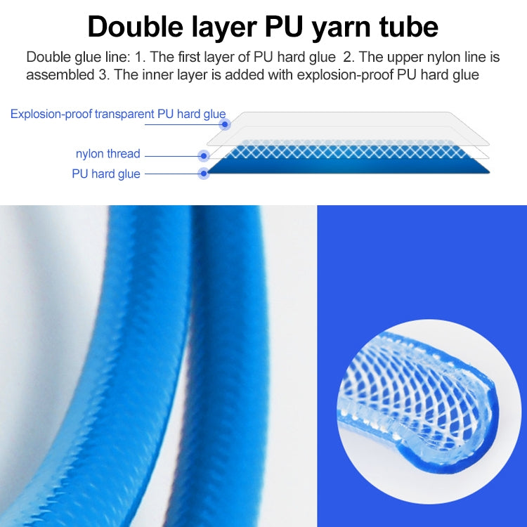 LAIZE Automatic Retractable Air Hose Reel Pneumatic PU Tube, Specification:8x5mm, 12m - free shipping - PMC TechLife - Order now!