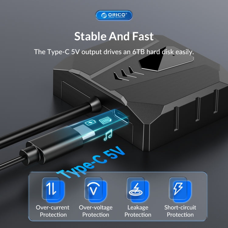 ORICO UTS2 USB 3.0 2.5-inch SATA HDD Adapter with Silicone Case, Cable Length:1m - USB to IDE / SATA by ORICO | Online Shopping South Africa | PMC Jewellery | Buy Now Pay Later Mobicred