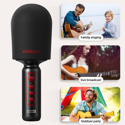 Lenovo ThinkPlus M1 Wireless Handheld Microphone Karaoke Speaker(Green) - Microphone by Lenovo | Online Shopping South Africa | PMC Jewellery | Buy Now Pay Later Mobicred