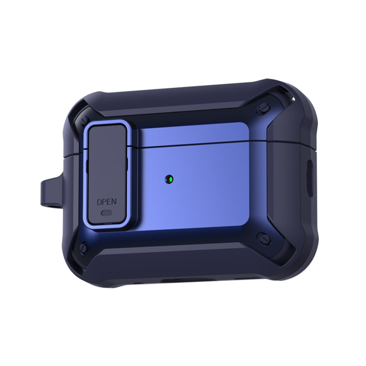 For AirPods Pro 2 Bumblebee Wireless Earphones Silicone Case with Switch & Lanyard Hole(Blue) - For AirPods Pro 2 by PMC Jewellery | Online Shopping South Africa | PMC Jewellery | Buy Now Pay Later Mobicred