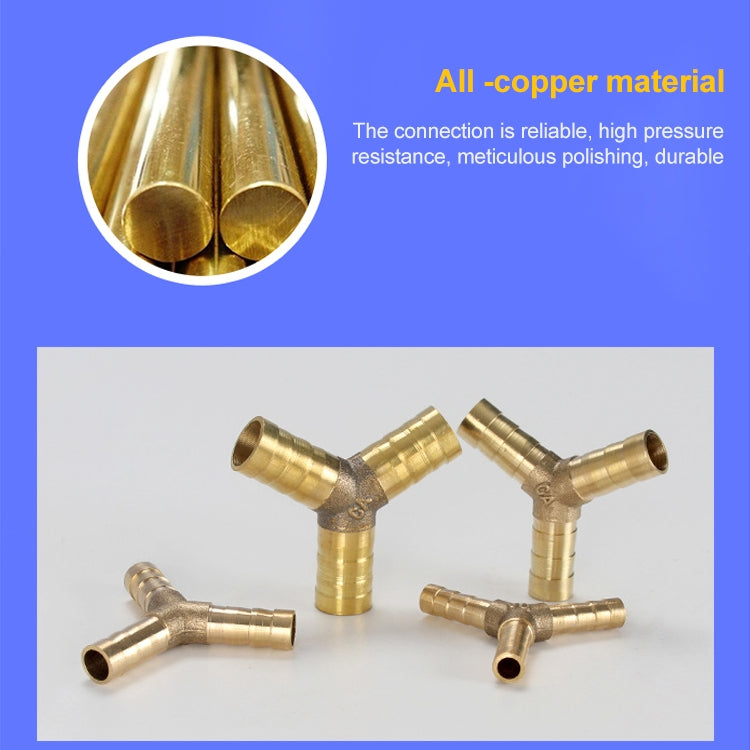 LAIZE Pagoda T-type Three Way Pneumatic Components, Caliber:12mm - Interface Series by LAIZE | Online Shopping South Africa | PMC TechLife | Buy Now Pay Later Mobicred