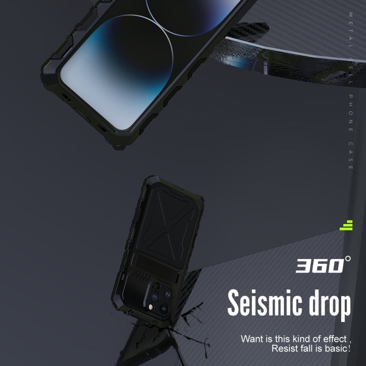 For iPhone 14 Pro Max R-JUST Life Waterproof Dustproof Shockproof Phone Case(Green) - iPhone 14 Pro Max Cases by R-JUST | Online Shopping South Africa | PMC TechLife | Buy Now Pay Later Mobicred