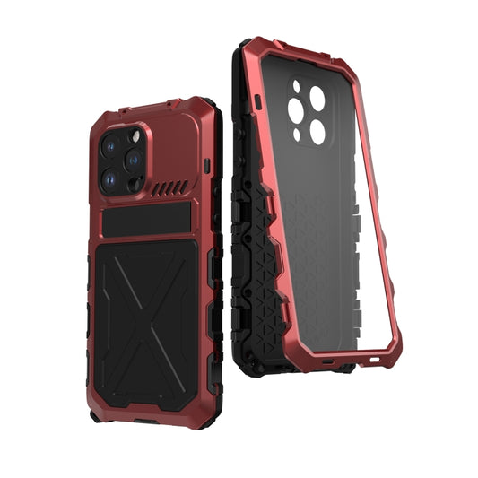 For iPhone 14 Pro R-JUST Life Waterproof Dustproof Shockproof Phone Case(Red) - iPhone 14 Pro Cases by R-JUST | Online Shopping South Africa | PMC Jewellery