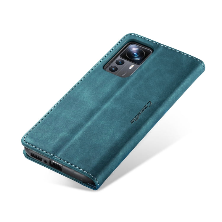 For Xiaomi 12T / 12T Pro CaseMe 013 Multifunctional Horizontal Flip Leather Phone Case(Blue) - Xiaomi Cases by CaseMe | Online Shopping South Africa | PMC Jewellery | Buy Now Pay Later Mobicred