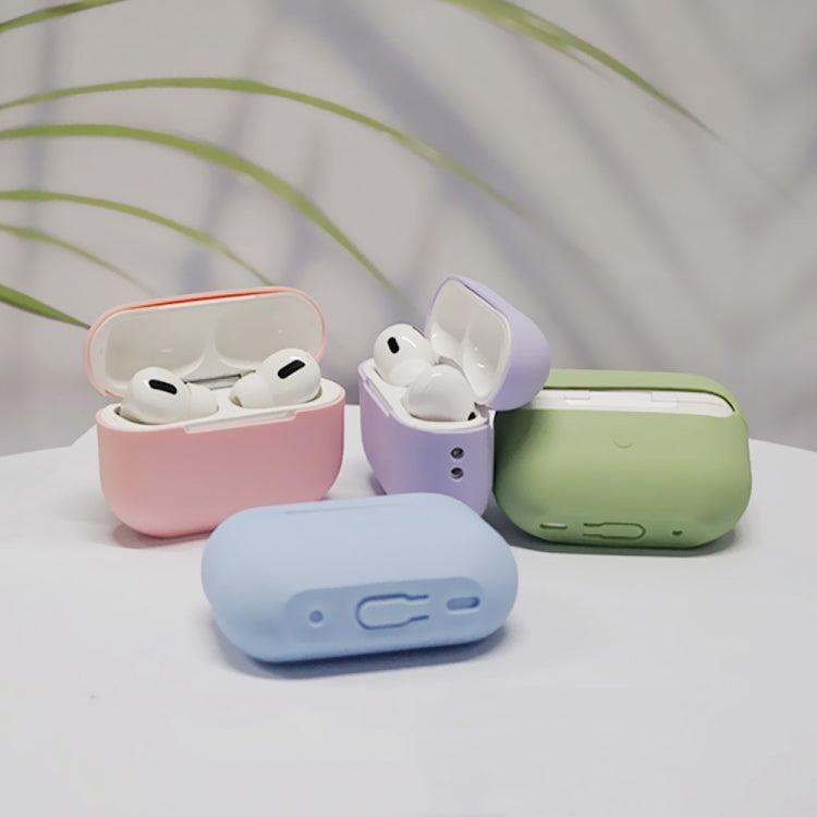 For AirPods Pro 2 Spliting Silicone Protective Case(Dark Green) - For AirPods Pro 2 by PMC Jewellery | Online Shopping South Africa | PMC Jewellery | Buy Now Pay Later Mobicred