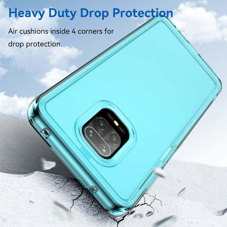 For Xiaomi Poco M2 Pro Candy Series TPU Phone Case(Transparent Blue) - Xiaomi Cases by PMC Jewellery | Online Shopping South Africa | PMC Jewellery