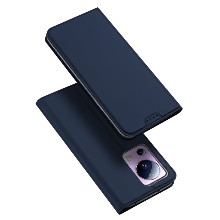 For Xiaomi 12 Lite 5G NE DUX DUCIS Skin Pro Series Horizontal Flip Phone Leather Case(Blue) - Xiaomi Cases by DUX DUCIS | Online Shopping South Africa | PMC Jewellery | Buy Now Pay Later Mobicred