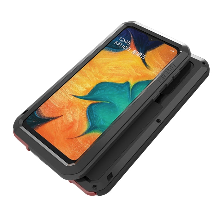 For Galaxy A40s LOVE MEI Metal Shockproof Waterproof Dustproof Protective Case(Silver) - free shipping - PMC TechLife - Order now!