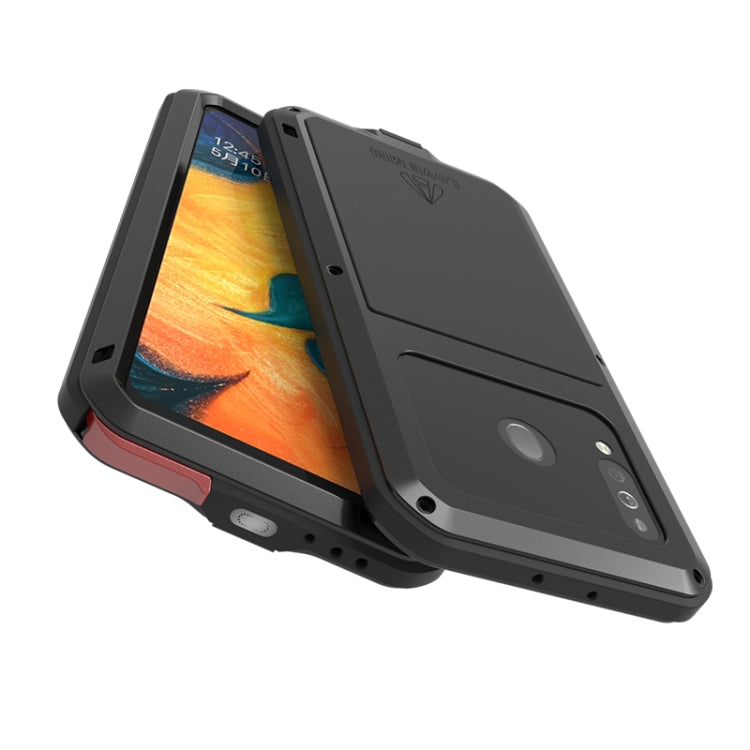 For Galaxy A40s LOVE MEI Metal Shockproof Waterproof Dustproof Protective Case(Yellow) - free shipping - PMC TechLife - Order now!