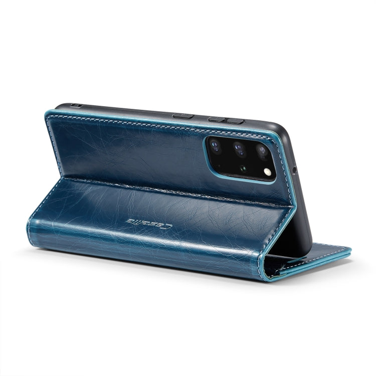 For Samsung Galaxy S20+ CaseMe 003 Crazy Horse Texture Leather Phone Case(Blue) - Galaxy Phone Cases by CaseMe | Online Shopping South Africa | PMC Jewellery | Buy Now Pay Later Mobicred