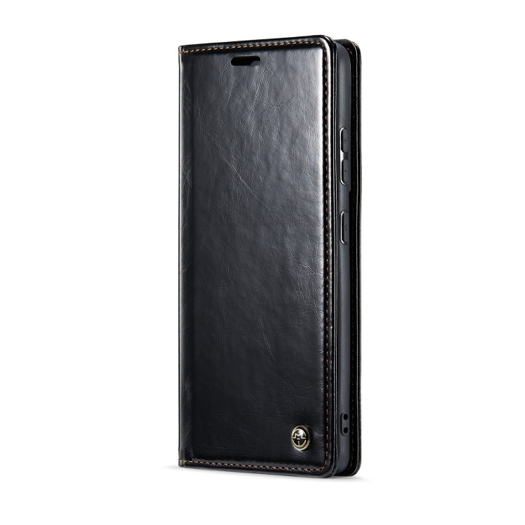 For Samsung Galaxy S21 Ultra 5G CaseMe 003 Crazy Horse Texture Leather Phone Case(Black) - Galaxy S21 Ultra 5G Cases by CaseMe | Online Shopping South Africa | PMC Jewellery | Buy Now Pay Later Mobicred