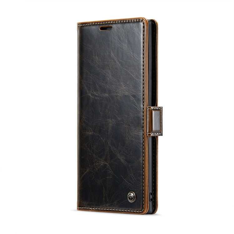 For Samsung Galaxy Note10+ CaseMe 003 Crazy Horse Texture Leather Phone Case(Coffee) - Galaxy Phone Cases by CaseMe | Online Shopping South Africa | PMC Jewellery | Buy Now Pay Later Mobicred