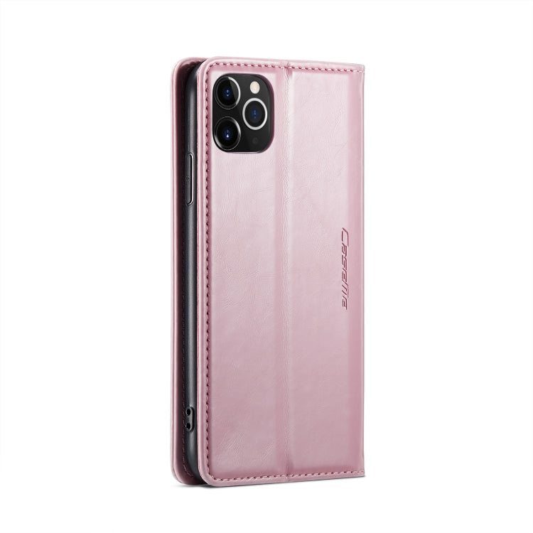 For iPhone 11 Pro Max CaseMe 003 Crazy Horse Texture Leather Phone Case(Rose Gold) - iPhone 11 Pro Max Cases by CaseMe | Online Shopping South Africa | PMC Jewellery | Buy Now Pay Later Mobicred