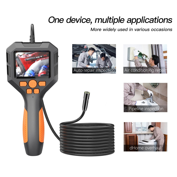 8mm P10 2.8 inch HD Handheld Endoscope with LCD Screen, Length:5m -  by PMC TechLife | Online Shopping South Africa | PMC TechLife | Buy Now Pay Later Mobicred