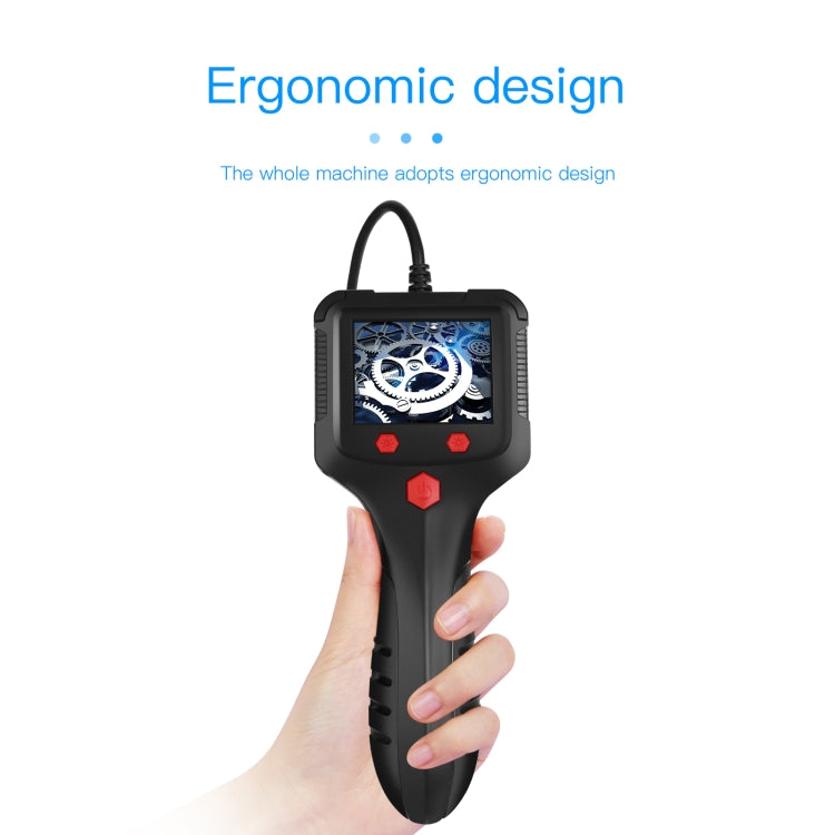 P100 8mm Side 2.4 inch HD Handheld Endoscope Hardlinewith with LCD Screen, Length:2m -  by PMC TechLife | Online Shopping South Africa | PMC TechLife | Buy Now Pay Later Mobicred