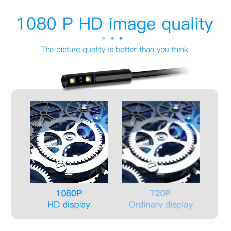 P100 8mm Side 2.4 inch HD Handheld Endoscope Hardlinewith with LCD Screen, Length:20m -  by PMC TechLife | Online Shopping South Africa | PMC TechLife | Buy Now Pay Later Mobicred