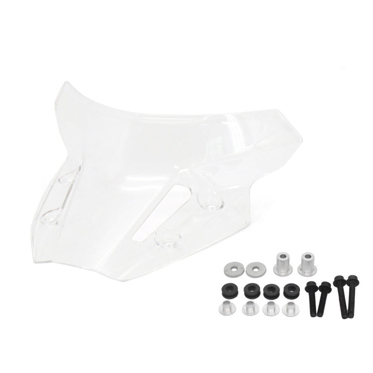 For Yamaha MT09 FZ09 21-22 Motorcycle Airflow Deflector Windshield(Transparent) - Ornamental Parts by PMC TechLife | Online Shopping South Africa | PMC TechLife | Buy Now Pay Later Mobicred