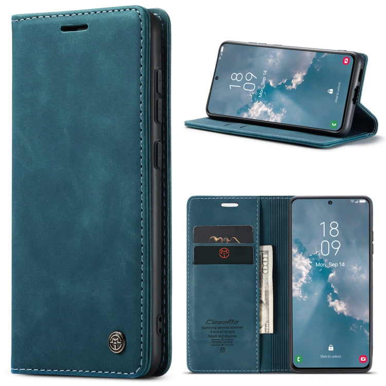 For Samsung Galaxy S23+ 5G CaseMe 013 Multifunctional Horizontal Flip Leather Phone Case(Blue) - Galaxy S23+ 5G Cases by CaseMe | Online Shopping South Africa | PMC Jewellery | Buy Now Pay Later Mobicred