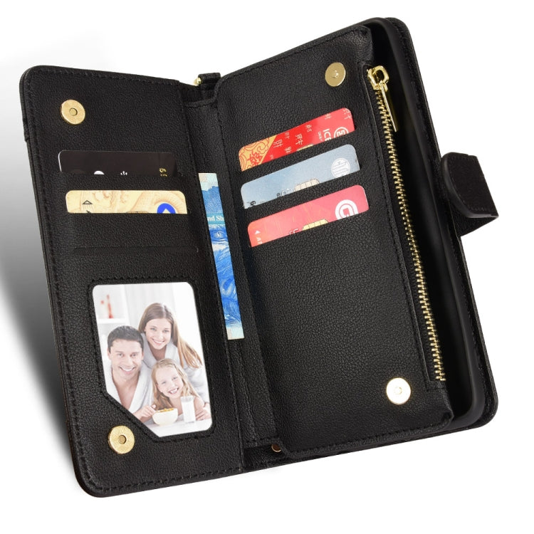 For Doogee S96 Pro Litchi Texture Zipper Leather Phone Case(Black) - Doogee Cases by PMC TechLife | Online Shopping South Africa | PMC TechLife | Buy Now Pay Later Mobicred