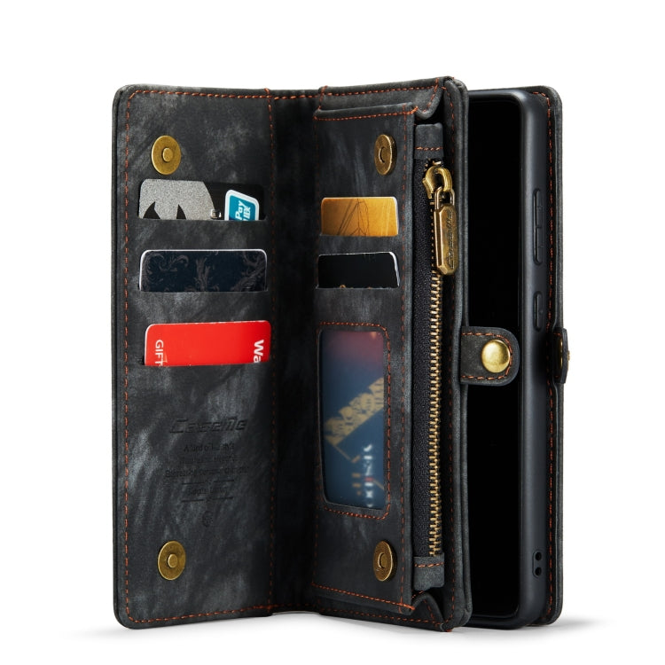 For Galaxy A71 4G CaseMe-008 Detachable Multifunctional Horizontal Flip Leather Case with Card Slot & Holder & Zipper Wallet & Photo Frame(Black) - Galaxy Phone Cases by CaseMe | Online Shopping South Africa | PMC Jewellery | Buy Now Pay Later Mobicred