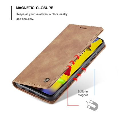 For Galaxy M31 CaseMe-013 Multifunctional Horizontal Flip Leather Case with Card Slot & Holder & Wallet(Brown) - Galaxy Phone Cases by CaseMe | Online Shopping South Africa | PMC Jewellery | Buy Now Pay Later Mobicred