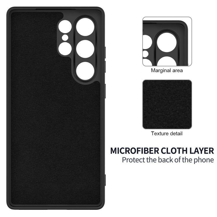 For Samsung Galaxy S25 Ultra Solid Color Liquid Silicone Dropproof Full Coverage Phone Case(Black) - free shipping - PMC Jewellery - Order now!