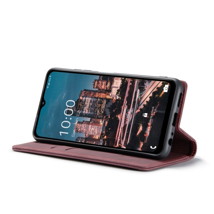 For Samsung Galaxy A14 5G CaseMe 013 Multifunctional Horizontal Flip Leather Phone Case(Wine Red) - Galaxy Phone Cases by CaseMe | Online Shopping South Africa | PMC Jewellery | Buy Now Pay Later Mobicred