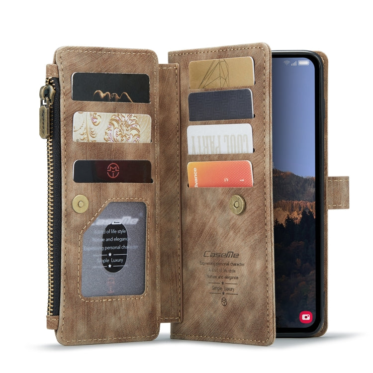 For Samsung Galaxy A54 CaseMe C30 Multifunctional Phone Leather Phone Case(Brown) - Galaxy Phone Cases by CaseMe | Online Shopping South Africa | PMC TechLife