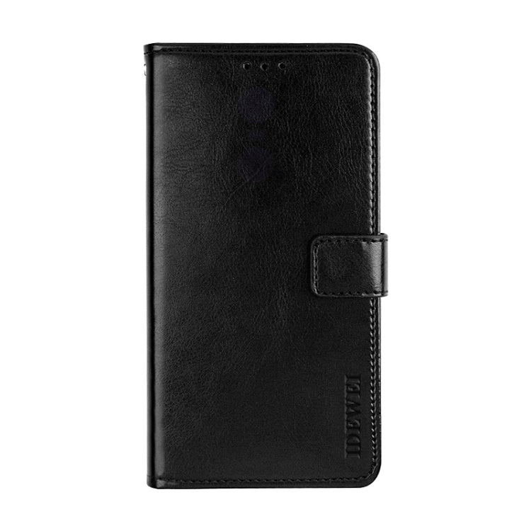 For Blackview A60 idewei Crazy Horse Texture Horizontal Flip Leather Case with Holder & Card Slots & Wallet(Black) - More Brand by idewei | Online Shopping South Africa | PMC Jewellery | Buy Now Pay Later Mobicred
