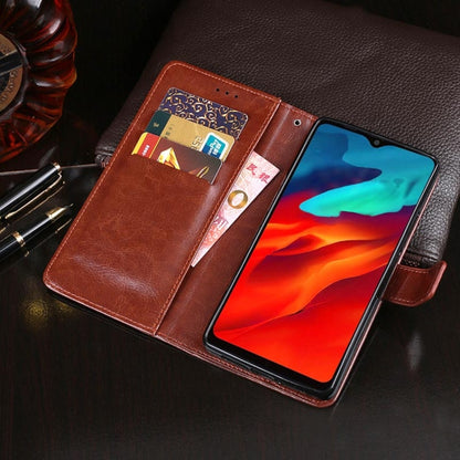 For Blackview A80 Pro idewei Crazy Horse Texture Horizontal Flip Leather Case with Holder & Card Slots & Wallet(Black) - More Brand by idewei | Online Shopping South Africa | PMC Jewellery | Buy Now Pay Later Mobicred