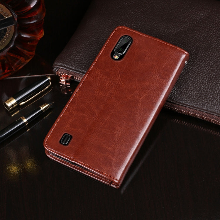 For Blackview BV6100 idewei Crazy Horse Texture Horizontal Flip Leather Case with Holder & Card Slots & Wallet(White) - More Brand by idewei | Online Shopping South Africa | PMC TechLife | Buy Now Pay Later Mobicred