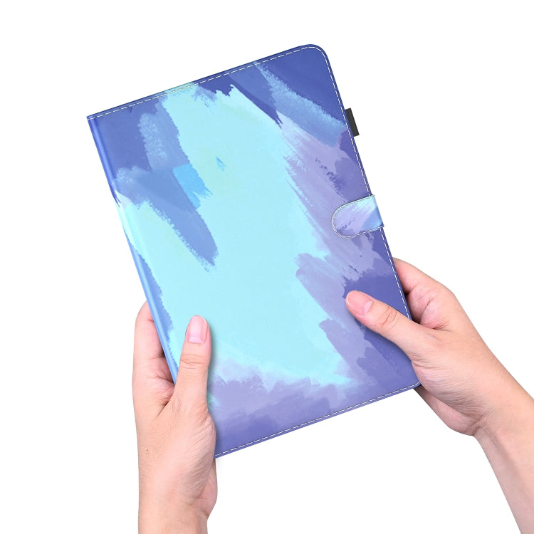 For Huawei MatePad SE Watercolor Pattern Flip Leather Tablet Case(Winter Snow) - Huawei by PMC TechLife | Online Shopping South Africa | PMC TechLife | Buy Now Pay Later Mobicred