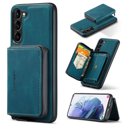 For Samsung Galaxy S24+ 5G JEEHOOD Magnetic Zipper Horizontal Flip Leather Phone Case(Blue) - Galaxy S24+ 5G Cases by JEEHOOD | Online Shopping South Africa | PMC Jewellery | Buy Now Pay Later Mobicred