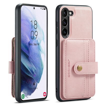 For Samsung Galaxy S24+ 5G JEEHOOD RFID Blocking Anti-Theft Magnetic Phone Case(Pink) - Galaxy S24+ 5G Cases by JEEHOOD | Online Shopping South Africa | PMC Jewellery | Buy Now Pay Later Mobicred