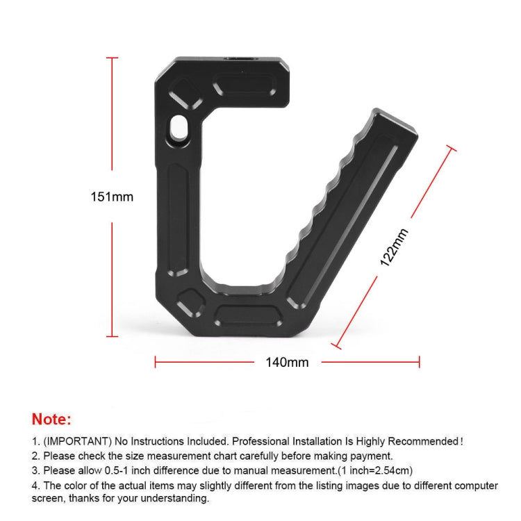 For Jeep Wrangler JK 2007-2018 Car Modification Aluminum Interior Handle(Silver) - Door Handles by PMC Jewellery | Online Shopping South Africa | PMC Jewellery | Buy Now Pay Later Mobicred