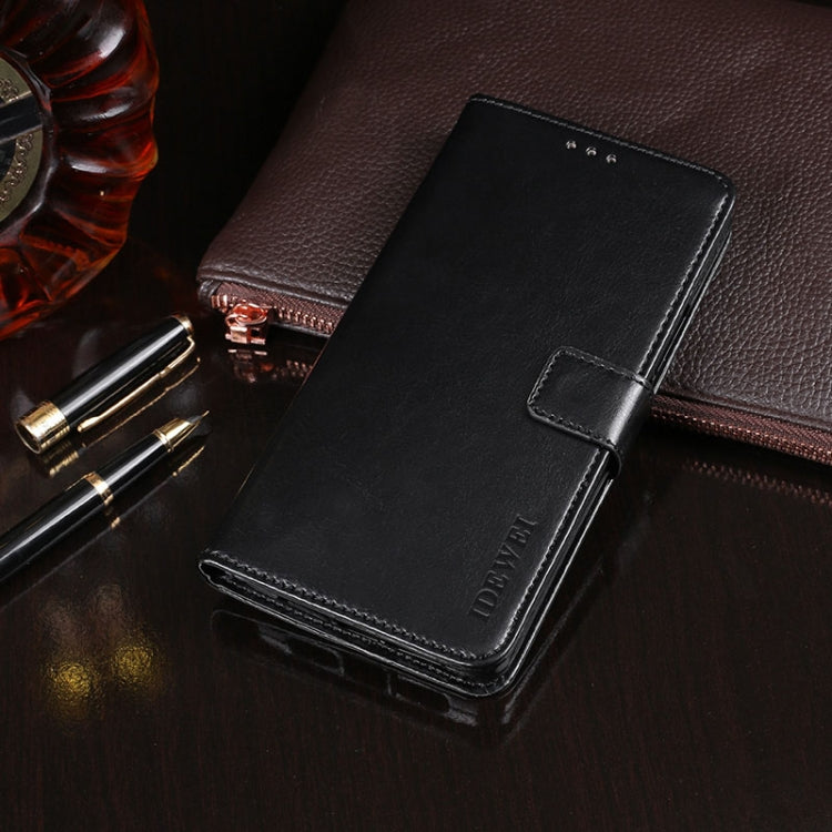 For Ulefone S1 idewei  Crazy Horse Texture Horizontal Flip Leather Case with Holder & Card Slots & Wallet(Black) - Ulefone Cases by idewei | Online Shopping South Africa | PMC Jewellery | Buy Now Pay Later Mobicred
