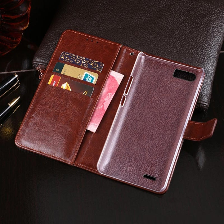 For Ulefone S1 idewei  Crazy Horse Texture Horizontal Flip Leather Case with Holder & Card Slots & Wallet(Rose Red) - Ulefone Cases by idewei | Online Shopping South Africa | PMC Jewellery | Buy Now Pay Later Mobicred