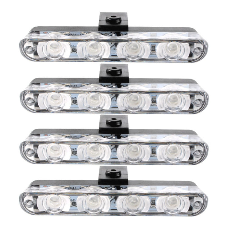 4 in 1 Car 16LEDs Grille Flash Lights Warning Lights with Wireless Remote Control(Red Yellow) - free shipping - PMC TechLife - Order now!