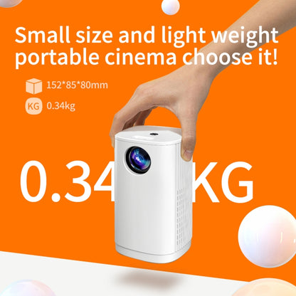 T1 480x360 800 Lumens Portable Mini LED Projector, Specification:UK Plug(White) - LED Projector by PMC Jewellery | Online Shopping South Africa | PMC Jewellery | Buy Now Pay Later Mobicred