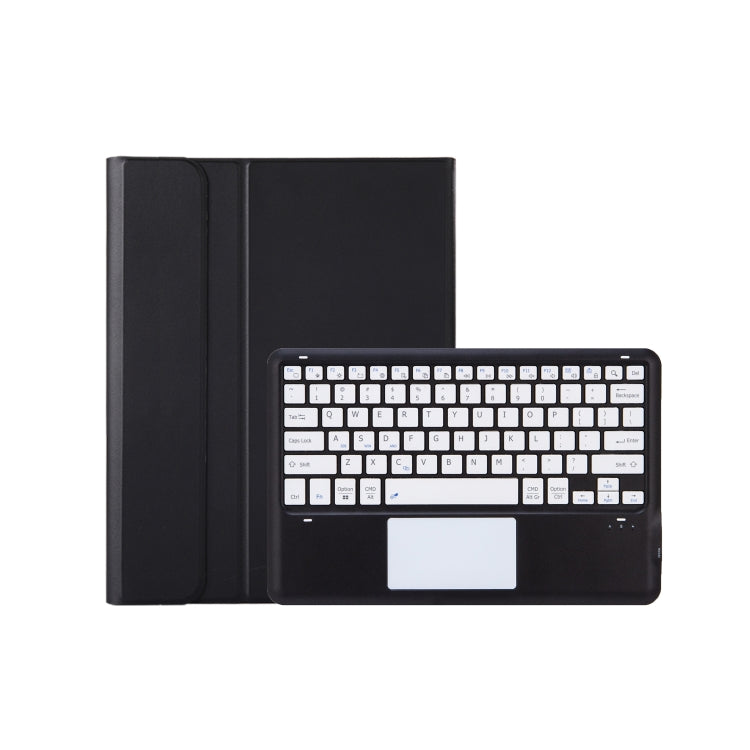 For Honor Pad V8 Pro AHN8-A Ultrathin Detachable Bluetooth Keyboard Leather Tablet Case with Touchpad(Black + White) - Others Keyboard by PMC TechLife | Online Shopping South Africa | PMC TechLife