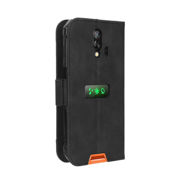 For Blackview BV7200 Skin Feel Calf Texture Card Slots Leather Phone Case(Black) - More Brand by PMC Jewellery | Online Shopping South Africa | PMC Jewellery | Buy Now Pay Later Mobicred