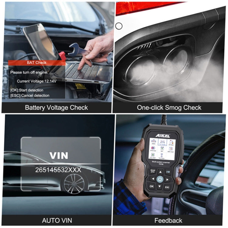 For Toyota / Lexus / Scion Ancel TD700 Car Scanner Full System Diagnostic Tool - Code Readers & Scan Tools by PMC TechLife | Online Shopping South Africa | PMC TechLife | Buy Now Pay Later Mobicred
